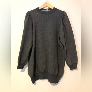 Intimately Free People Size Small Charcoal Tunic Sweater